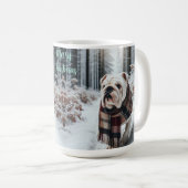 White Bulldog Weihnachtscoffee Tassen Cup (VorderseiteRechts)