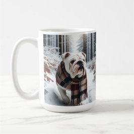 White Bulldog Weihnachtscoffee Tassen Cup