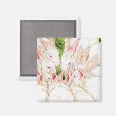 White Bunnies Magnet (Vorderseite/Rückseite)