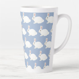 White Bunny Latte Tasse