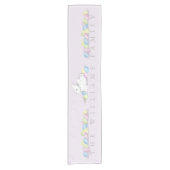 White Bunny Oaster Table Runner Kurzer Tischläufer (Vorderseite)
