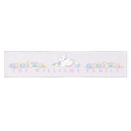 White Bunny Oaster Table Runner Kurzer Tischläufer