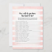 White Bunny Pink, der den Vater bester Duschvorhan Einladung (Vorderseite)