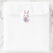 White Bunny Rabbit Stickers (Tasche)