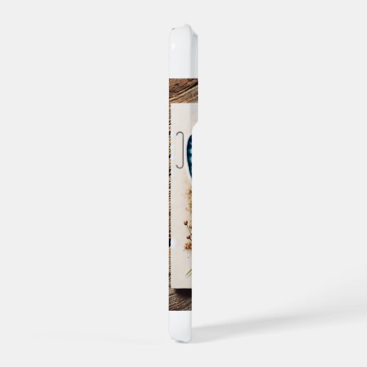 White Butterfly in Natural Setting 200724IREF220 - iPhone Hülle (Rechte Seite)