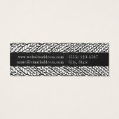 WHITE CABLE STRICK 3x1 Mini-Visitenkarte (Rückseite)