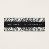 WHITE CABLE STRICK 3x1 Mini-Visitenkarte (Vorderseite)