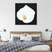 White Calla Blume Gartengarten Foto Leinwanddruck (Insitu (Schlafzimmer))