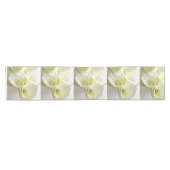 White calla lies von oben Table Runner Kurzer Tischläufer (Horizontal)