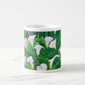 White Calla Lilies Kaffeetasse (Mittel)