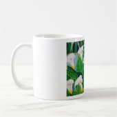 White Calla Lilies Kaffeetasse (Links)