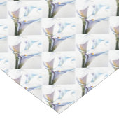 WHITE CALLA LILILIES KURZER TISCHLÄUFER (Ecke)