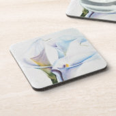 WHITE CALLA LILILIES UNTERSETZER (Linke Seite)