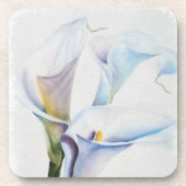WHITE CALLA LILILIES UNTERSETZER (Vorderseite)