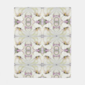White Calla Lily Baby Blanket Fleecedecke (Vorderseite)