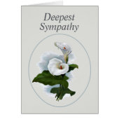 White Calla Lily, Beileid, Loss von Lieben (Vorne)