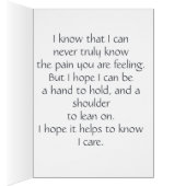 White Calla Lily, Beileid, Loss von Lieben (Innen (Rechts))