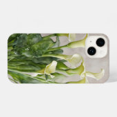 White Calla Lily Blume Art Phone Case iPhone Hülle (Rückseite (Horizontal))