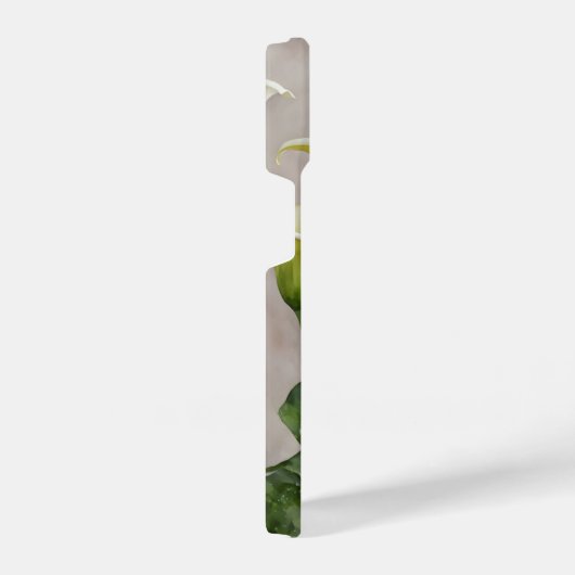 White Calla Lily Blume Art Phone Case iPhone Hülle (Rechte Seite)