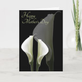 White Calla Lily Day Card Karte (Vorderseite)