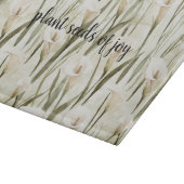 White Calla Lily Floral Joy Schneidebrett (Ecke)