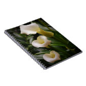 White Calla Lily Garden Journal-Notebook Notizblock (Rechte Seite)