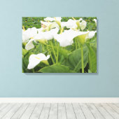 White Calla Lily Leinwanddruck (Insitu (Holzboden))