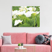 White Calla Lily Leinwanddruck (Insitu (Wohnzimmer))