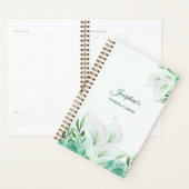 White Calla Lily Personalisiert Planer (Anzeige)