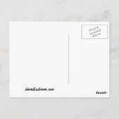 White Calla Lily Postcard Postkarte (Rückseite)