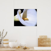 White Calla Lily Poster (Küche)