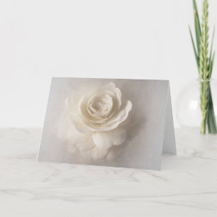 White Camelia-Blume Karte