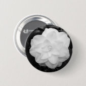 White Camellia Button (Vorne & Hinten)