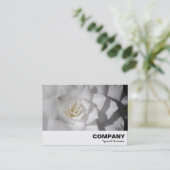 White Camellia Visitenkarte (Stehend Vorderseite)