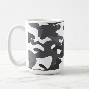White Camouflage Getränke Reise Kaffee Umarmung Kaffeetasse