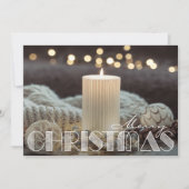 White Candle Cosy Weihnachten (Vorderseite)