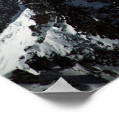 White Cap: Der Gipfel des Mont Blanc Poster (Ecke)