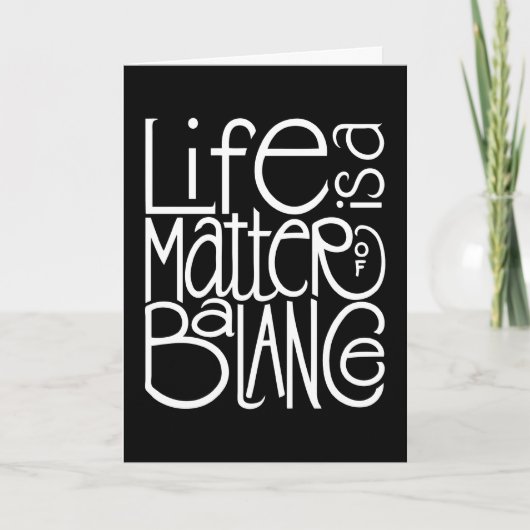 White Card Karte (Vorderseite)