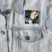 White Carousel Pferd Foto Live Lagh Liebe Zitat Button (Beispiel)