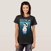 White Cat - Cecilia Name T-Shirt (Vorne ganz)