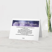 White Cat Design 1 Happy Birthday Grußkarte Karte (Rückseite)