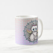 White Cat Fairy Tasse (VorderseiteRechts)