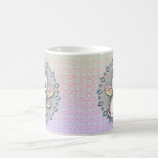 White Cat Fairy Tasse (Mittel)