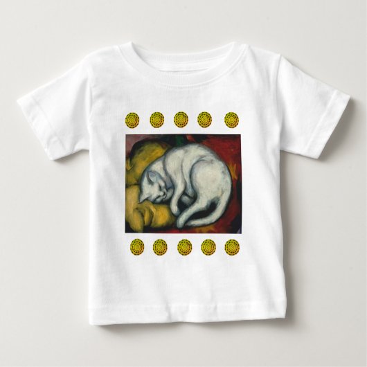 White Cat, Franz Marc Baby T-shirt (Vorderseite)