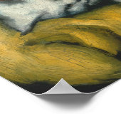 White Cat, Franz Marc Poster (Ecke)