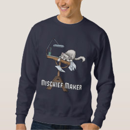 White Cat Mischief Maker Sweatshirt