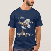 White Cat Mischief Maker T - Shirt (Vorderseite)