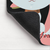 White Cat Mousepad (Ecke)