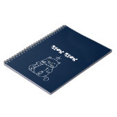 White Cat Notebook Notizblock (Linke Seite)