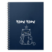 White Cat Notebook Notizblock (Vorderseite)
